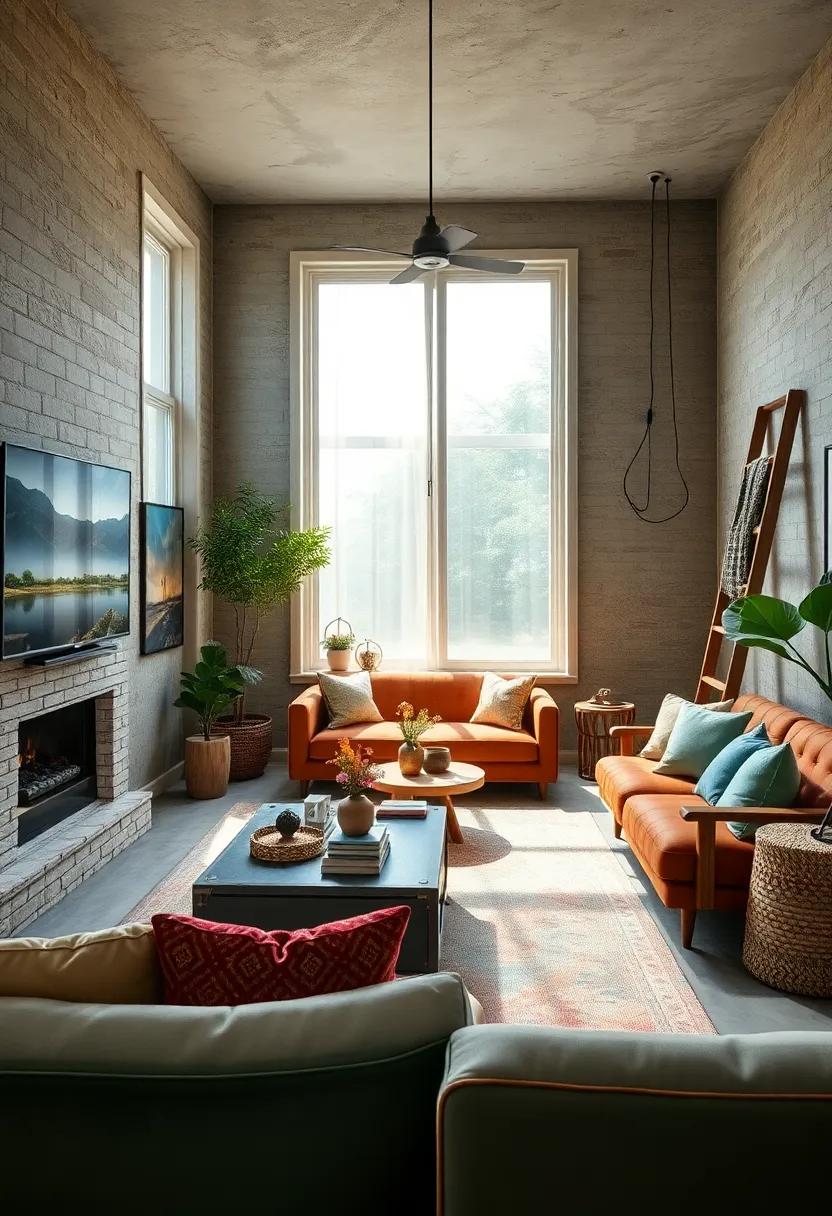 Add unexpected items: Use an unusual piece, like a vintage suitcase or a decorative‌ ladder, to introduce fun textures