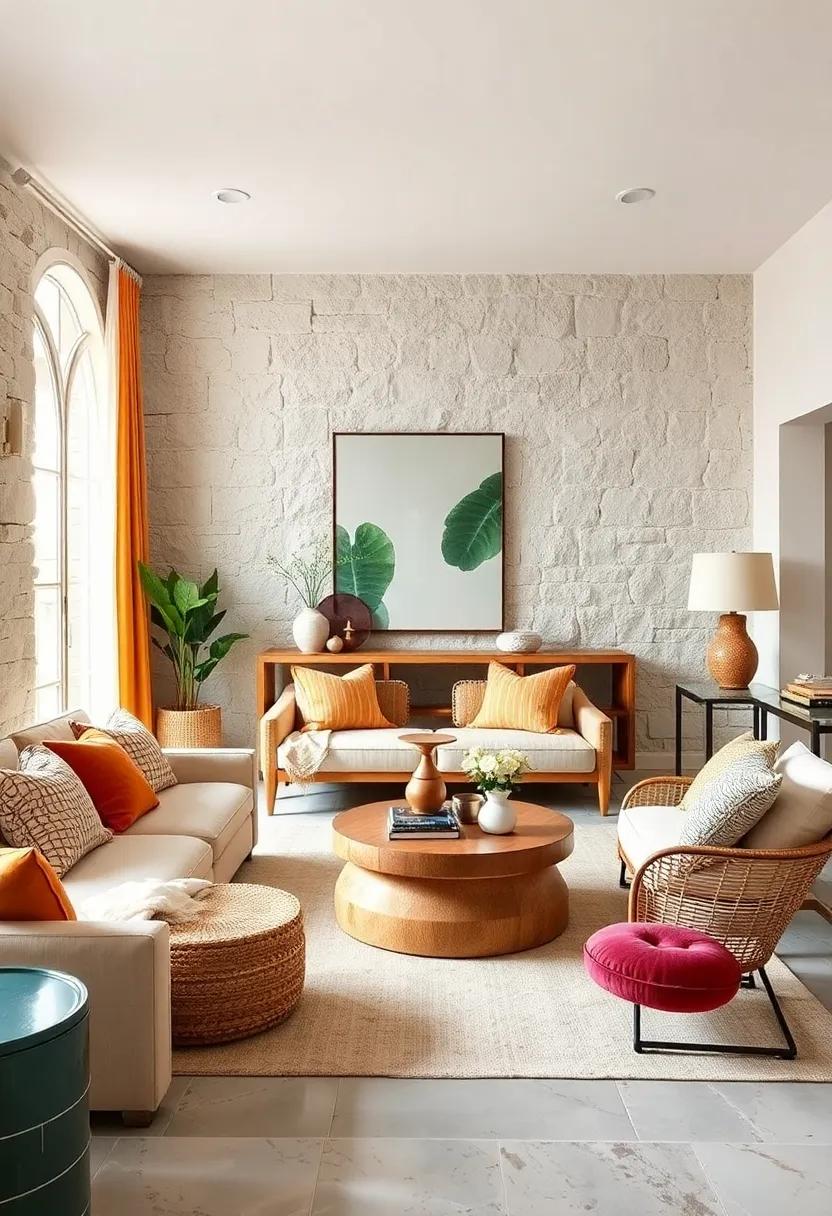 layer functional items: Use textured​ baskets or trays‍ that⁢ serve both decorative and organizational purposes