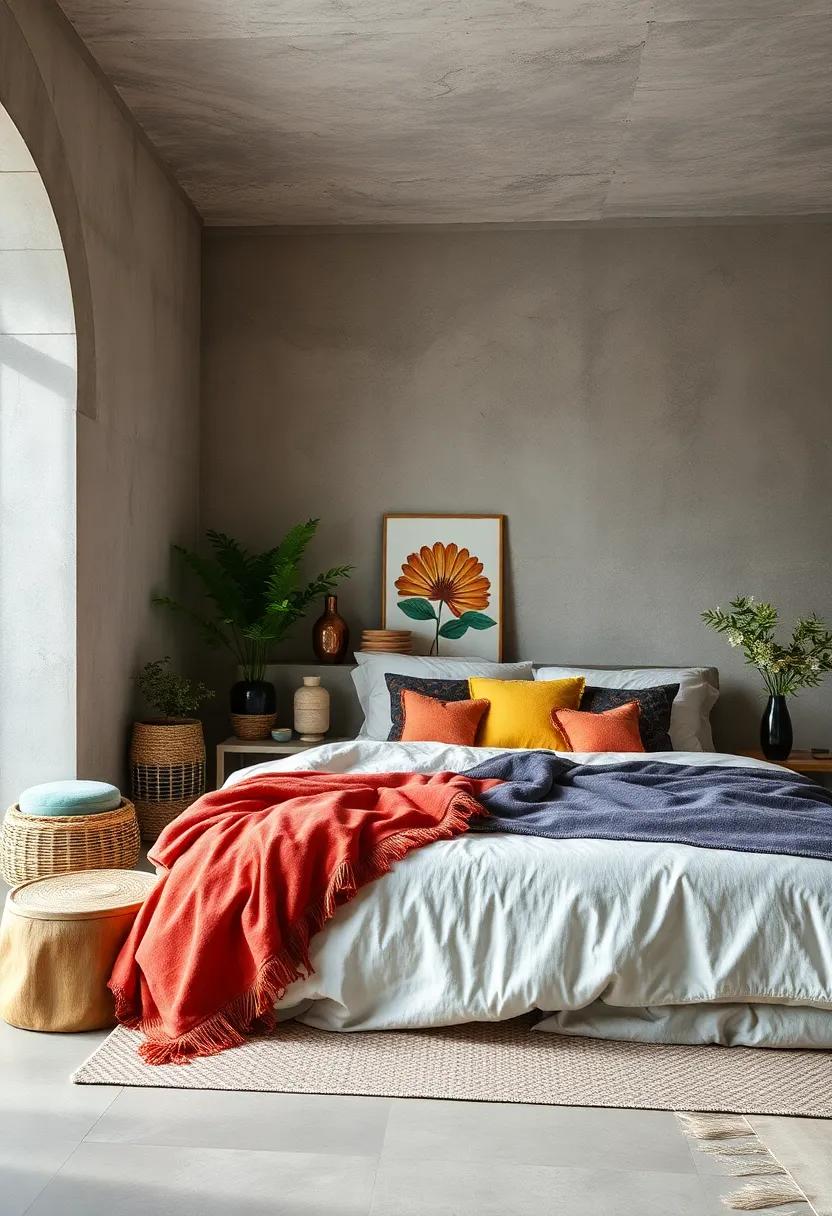 Layer bedding: Use multiple ‌blankets and‍ a mix of pillow textures‌ on your⁤ bed for comfort and style