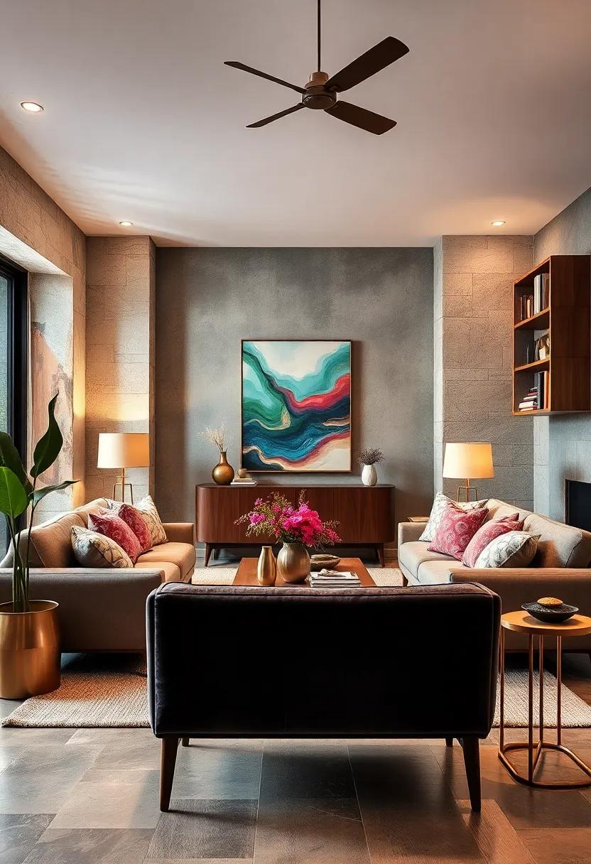 Mix metallic finishes: Combine brass,silver,and gold in decor for an unexpected,vibrant touch