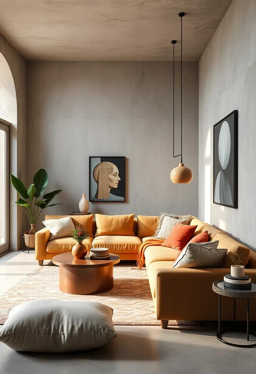 Play with fabrics: mix and match different textiles like velvet,linen,and cotton for cushions and throws