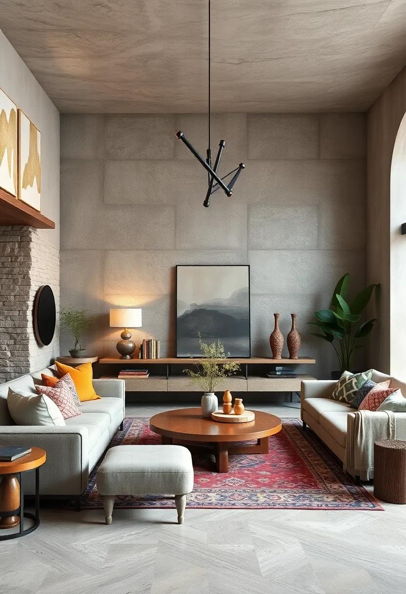 Use natural materials: Incorporate wood, stone, or ‌metal elements to create a grounded, earthy feel