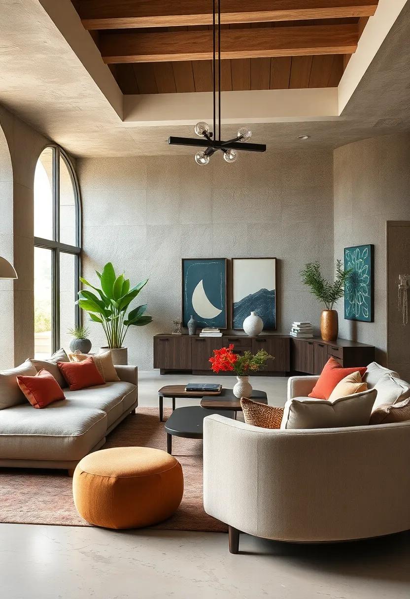 Use oversized ‍furniture:⁤ Let‌ one large,textured piece serve ⁤as the ⁣anchor while layering ⁤smaller items around it