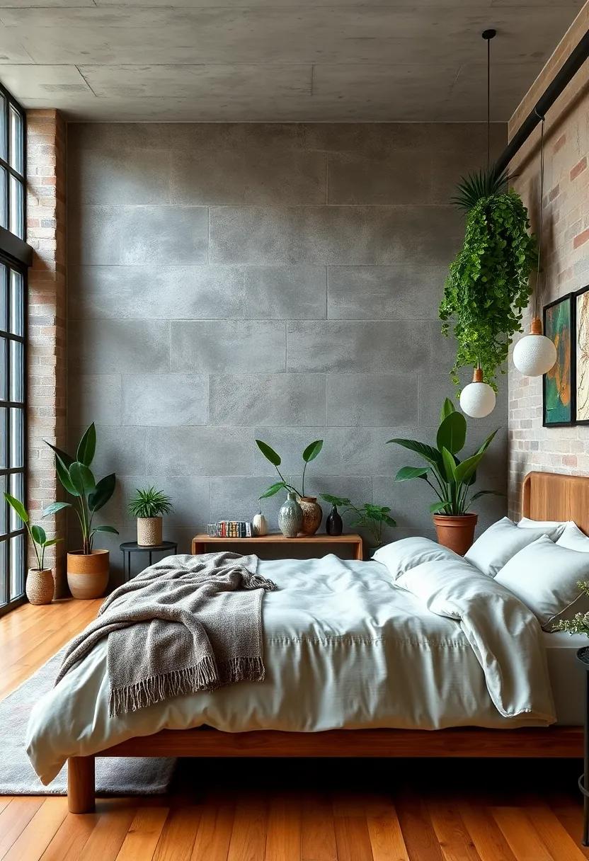 Greenery ⁤Touches: Incorporate plants or succulents ​to introduce a refreshing‍ and organic touch to the industrial decor