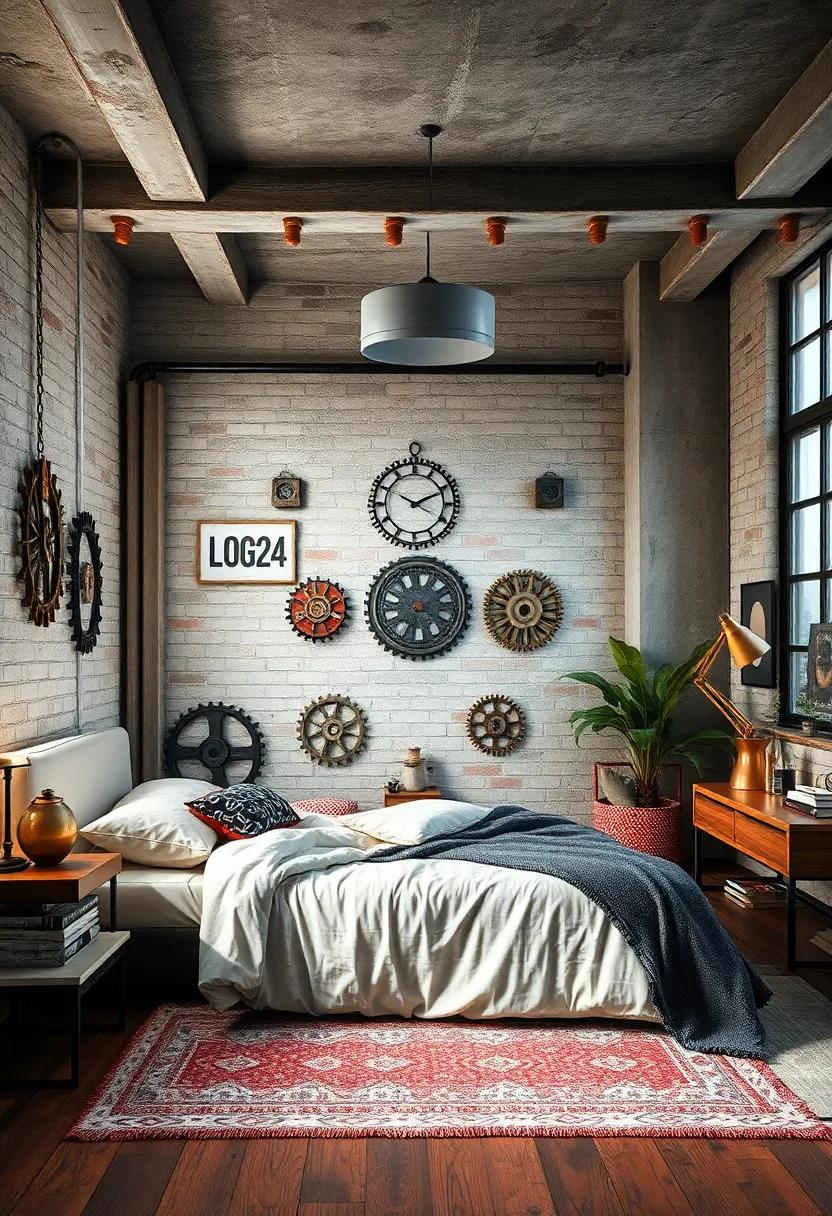 Industrial ⁣Accessories:⁢ Use‌ gears,chains,or reclaimed⁣ wood as decorative accents to ‍reinforce ​the theme
