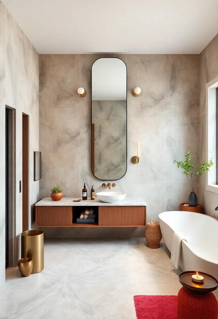 Artistic Mirrors: choose a unique mirror design ⁣that reflects ‌your personality—think ⁣oversized, framed, or even‌ asymmetrical shapes