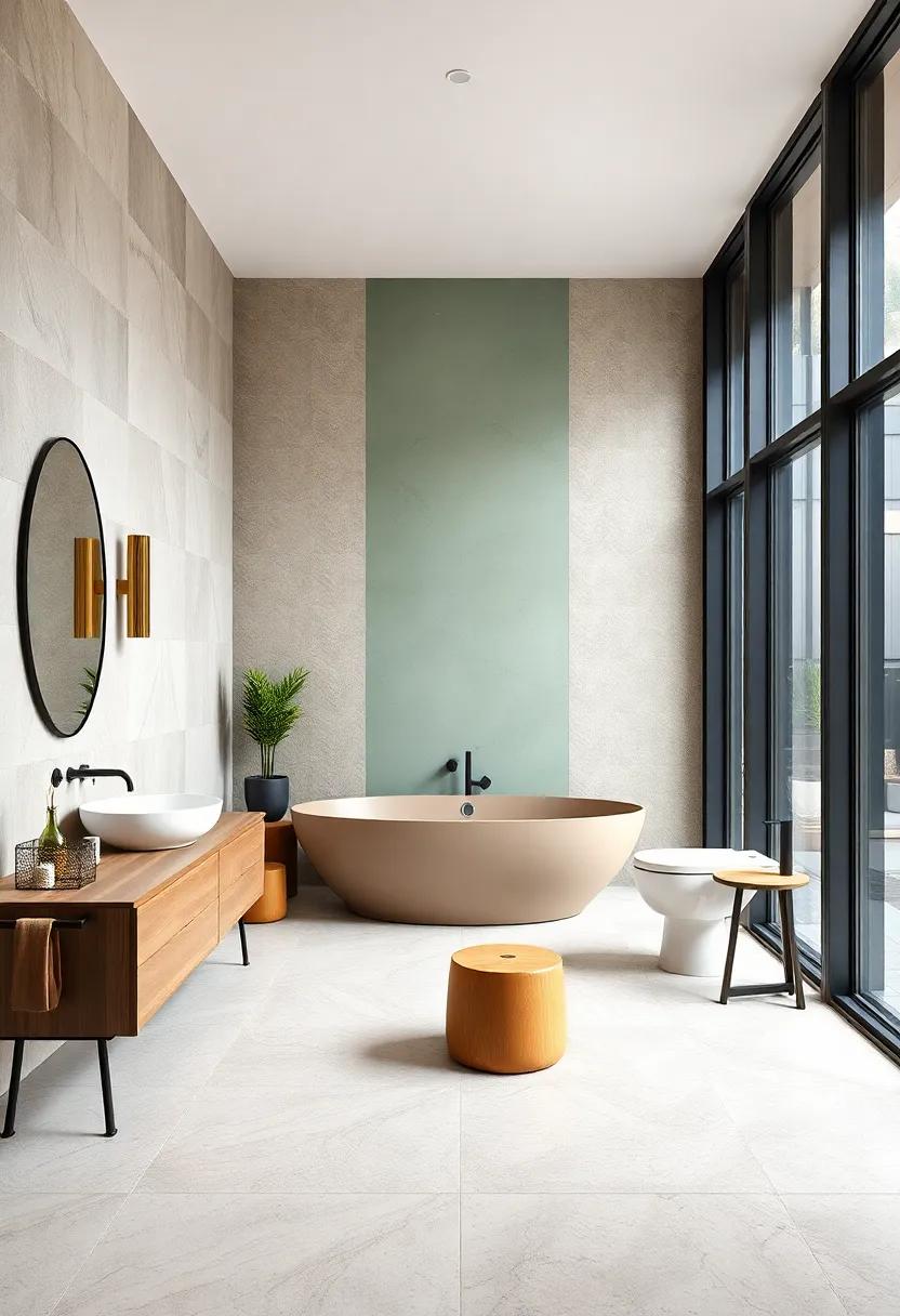 Colorful Accent walls: Don’t shy away from ⁣a ​bold accent⁣ wall that draws⁢ the eye and adds personality—perhaps ‌a dark green or vibrant navy