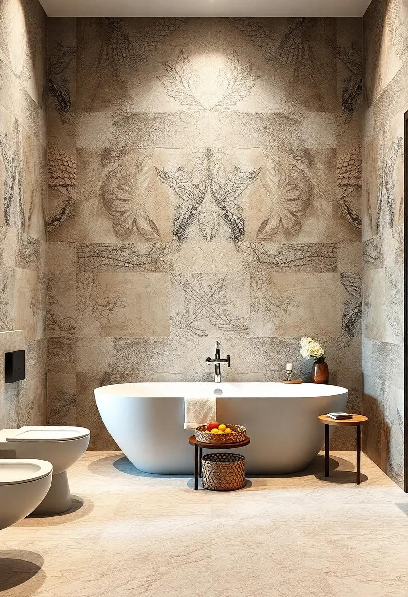Exquisite ‌Wallpaper Choices: Make a ⁣bold statement with high-end wallpaper ‌featuring intricate patterns or textures that add depth and character ​to your‌ walls