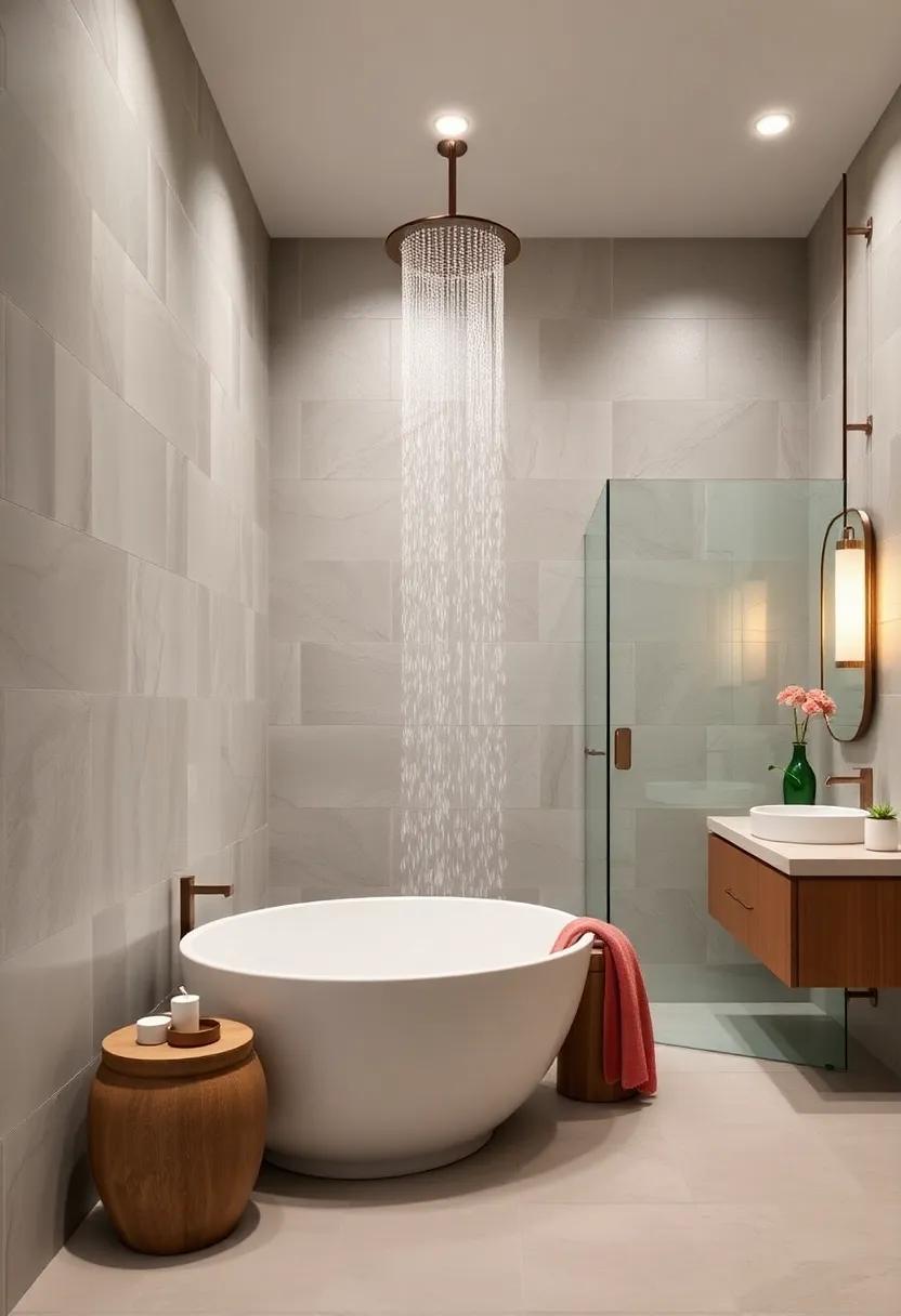 Spa-Inspired Rain Showers: Transform your ‌shower‌ experience ‍with⁣ a rain showerhead,providing‌ a refreshing ⁣oasis​ that mimics ‌the tranquility of nature