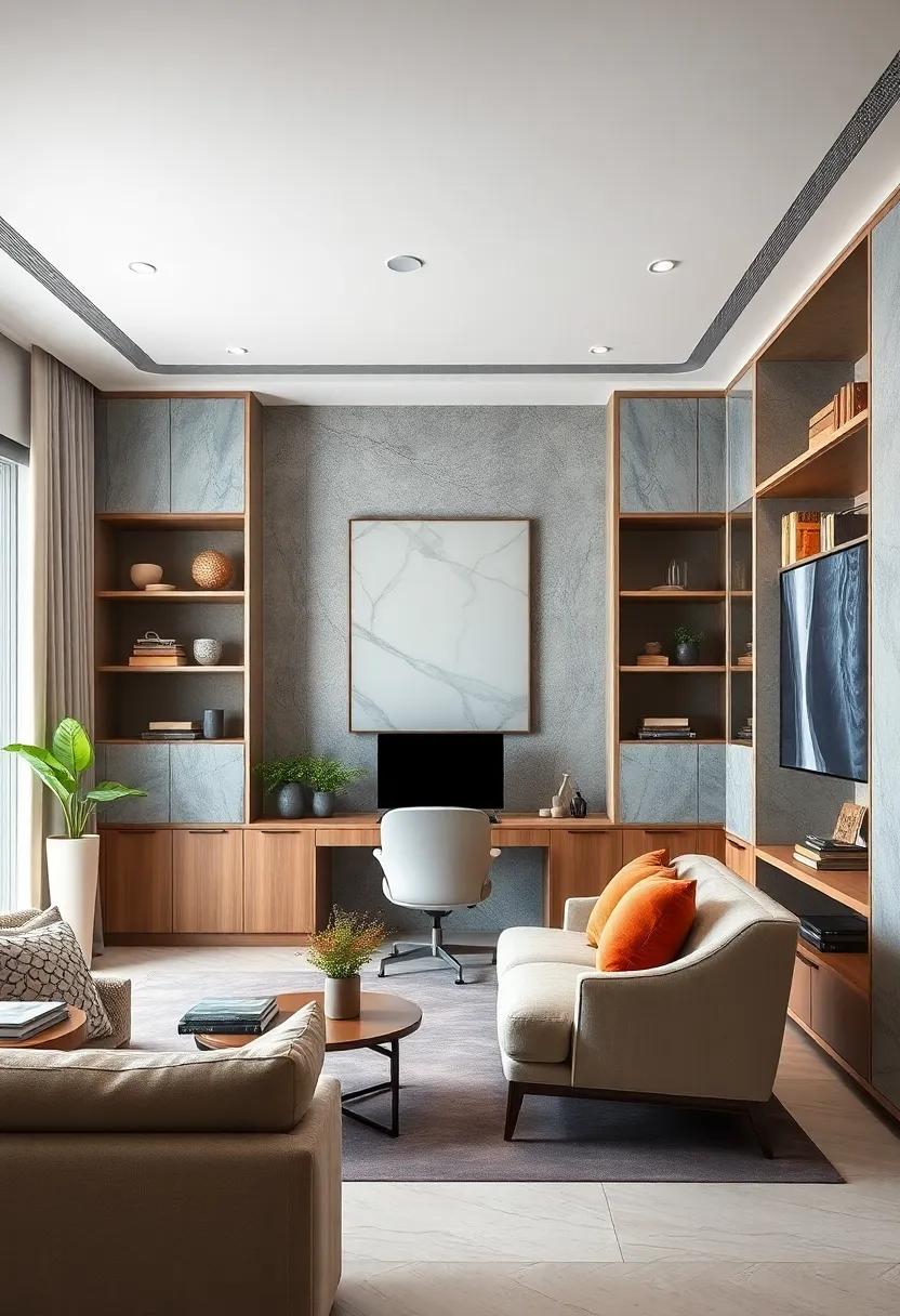 Embracing Minimalism Through‍ Elegant Built-In Storage Designs