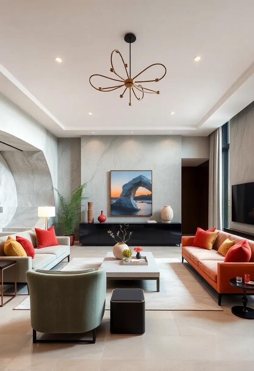 Sculptural ⁢Decor: Incorporating Unique Sculptures and Art Installations⁣ for Impact