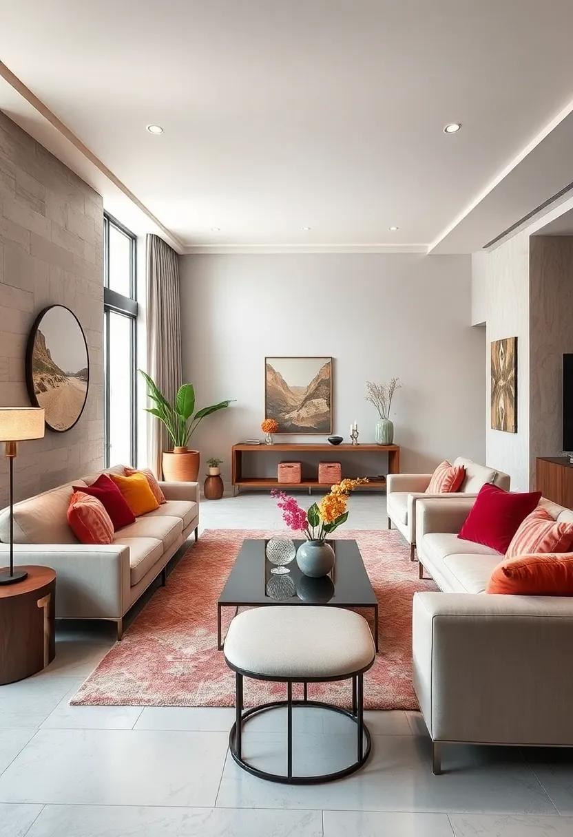 Colorful Accents: Bold Accessories to infuse Personality​ into Your Living Room