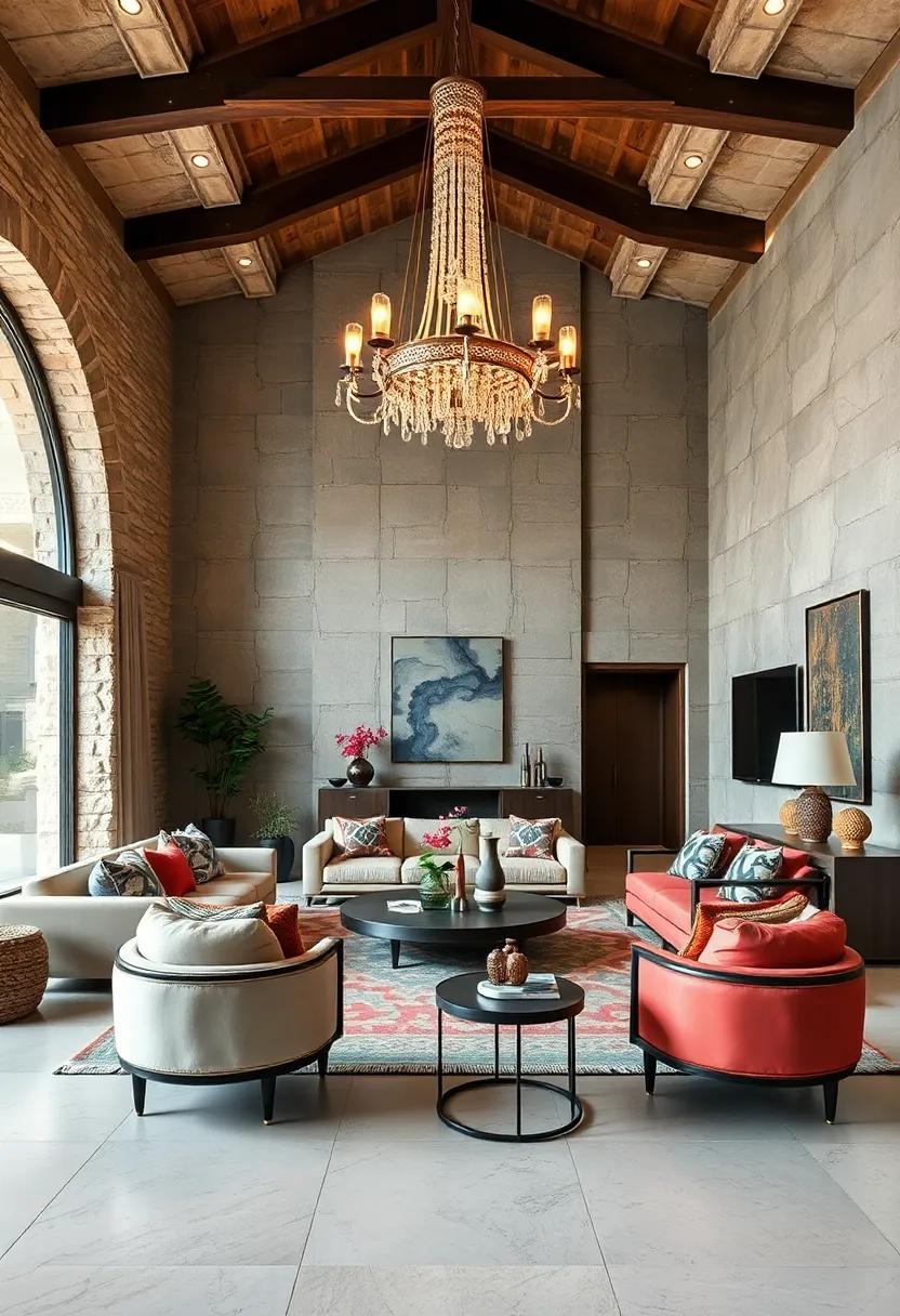 Lighting ‌as a Focal Point:​ Chandeliers ⁣and⁣ Unconventional ‍Fixtures