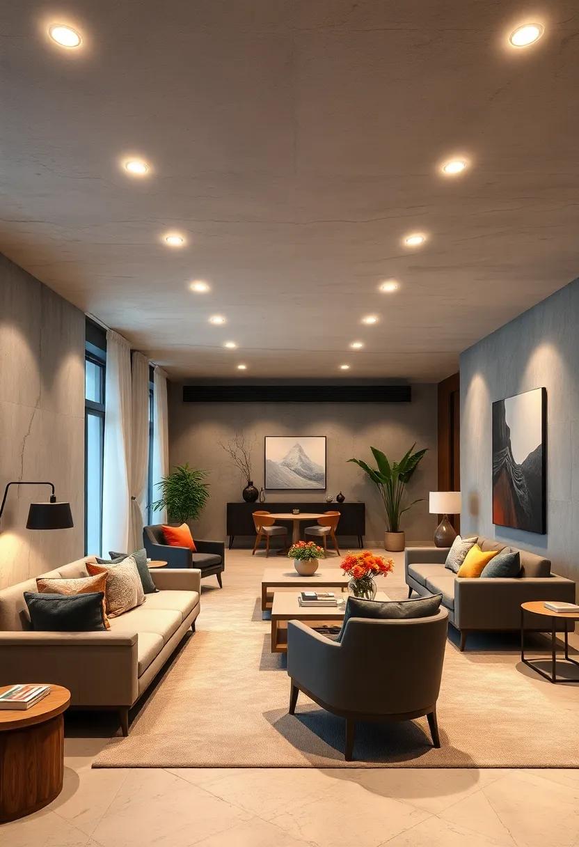 Accent Zones: Use recessed fixtures to define different zones in an open layout, marking transitions without⁤ physical barriers