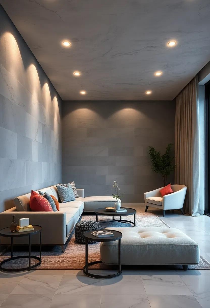 Dramatic Shadows: Create intriguing shadows‍ and unveil textures using⁣ strategic placement of recessed lights⁤ in your ‍decor