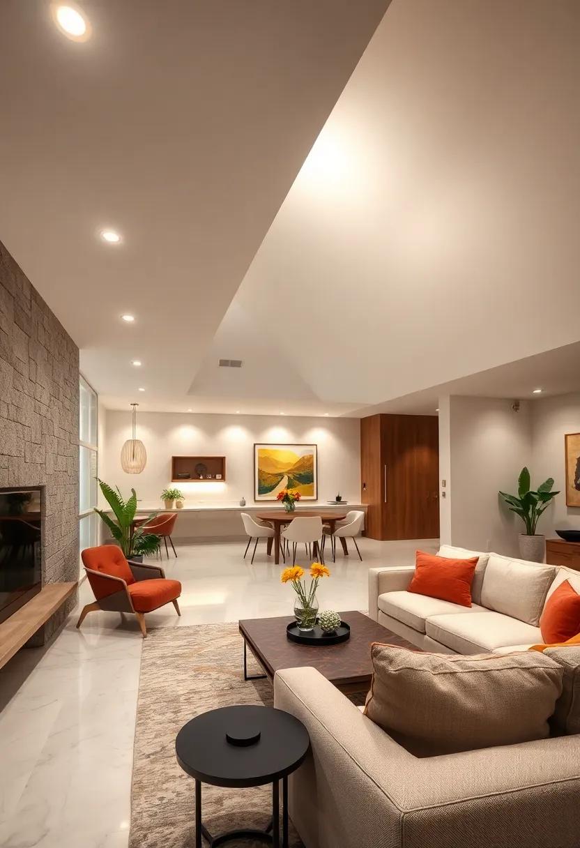 Open ⁢Concept‍ Glow: ⁣Opt for recessed fixtures ‍in open floor plans to provide seamless illumination without disrupting ‌sightlines