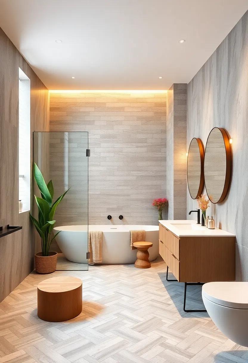 Opt for ⁢a herringbone ​pattern ‌with subway tiles to bring ‌a classic yet modern twist to your shower⁣ or backsplash