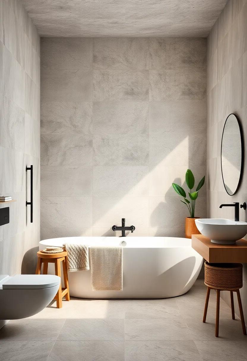 Mix and match ⁢different tile sizes and ⁢shapes to ​create⁤ visual interest without​ overwhelming the space