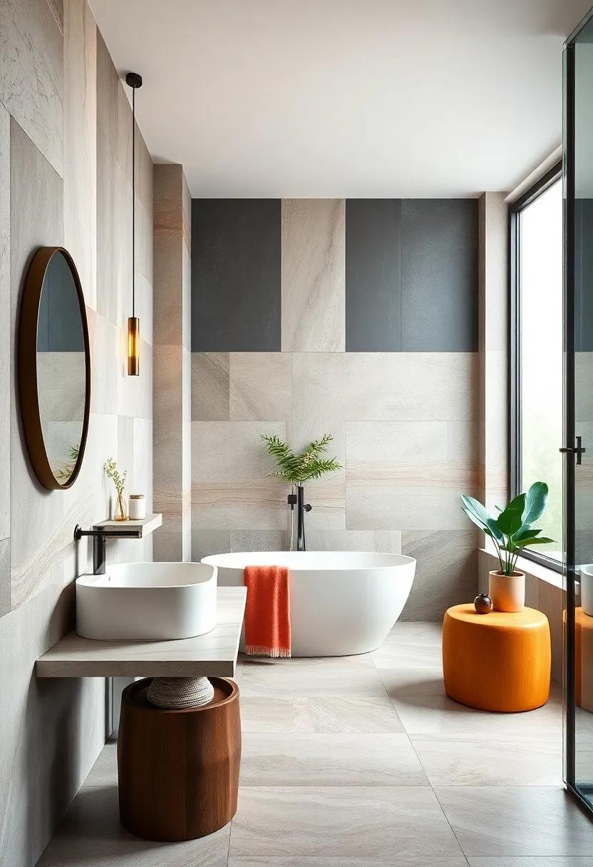 Play with contrasting colors and finishes ‍in your tiles to​ create a dramatic and ‍stunning overall​ look