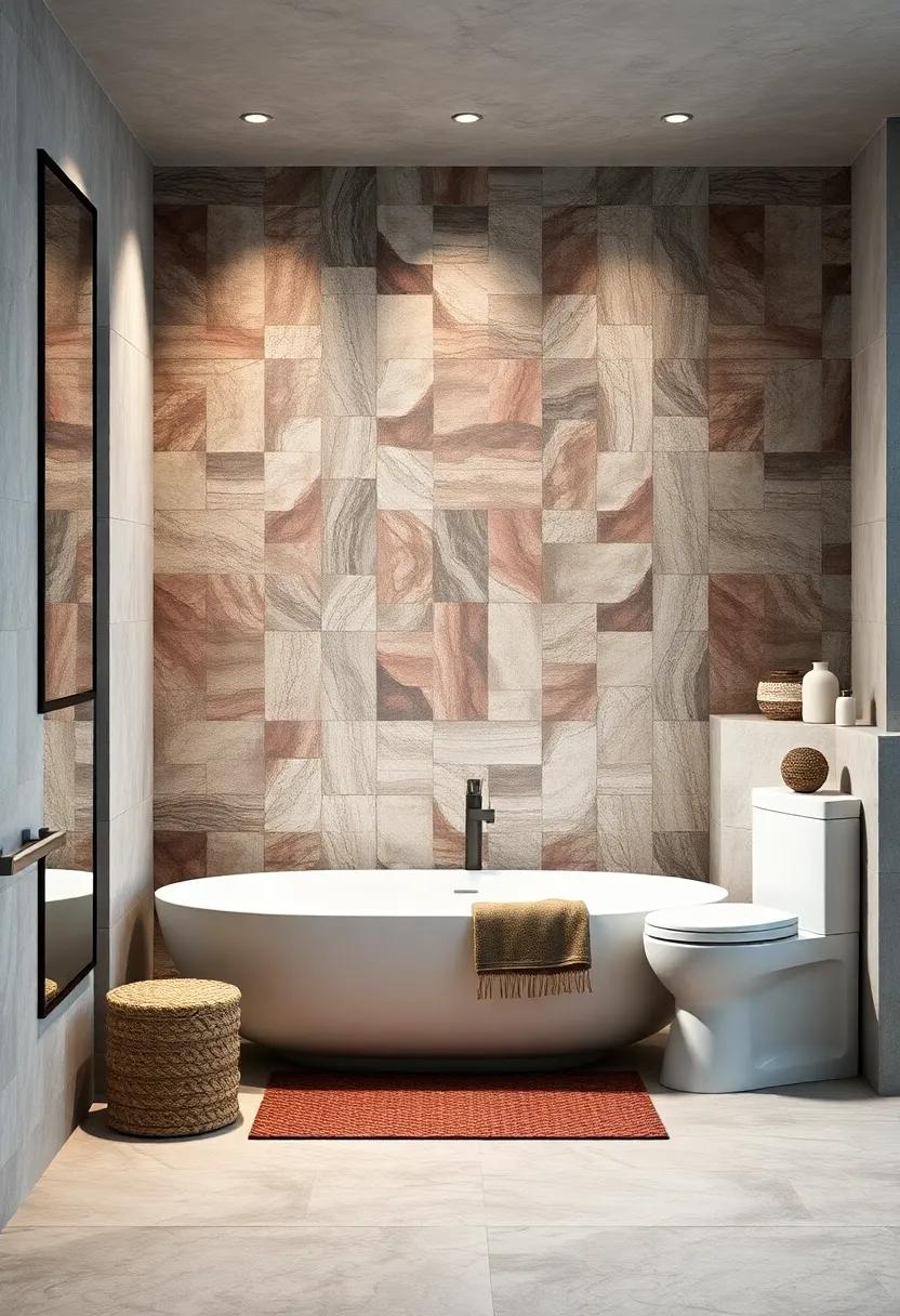 Design a ⁢custom ⁤tile​ mural as a show-stopping ‍artwork that narrates⁤ your personal ‌story