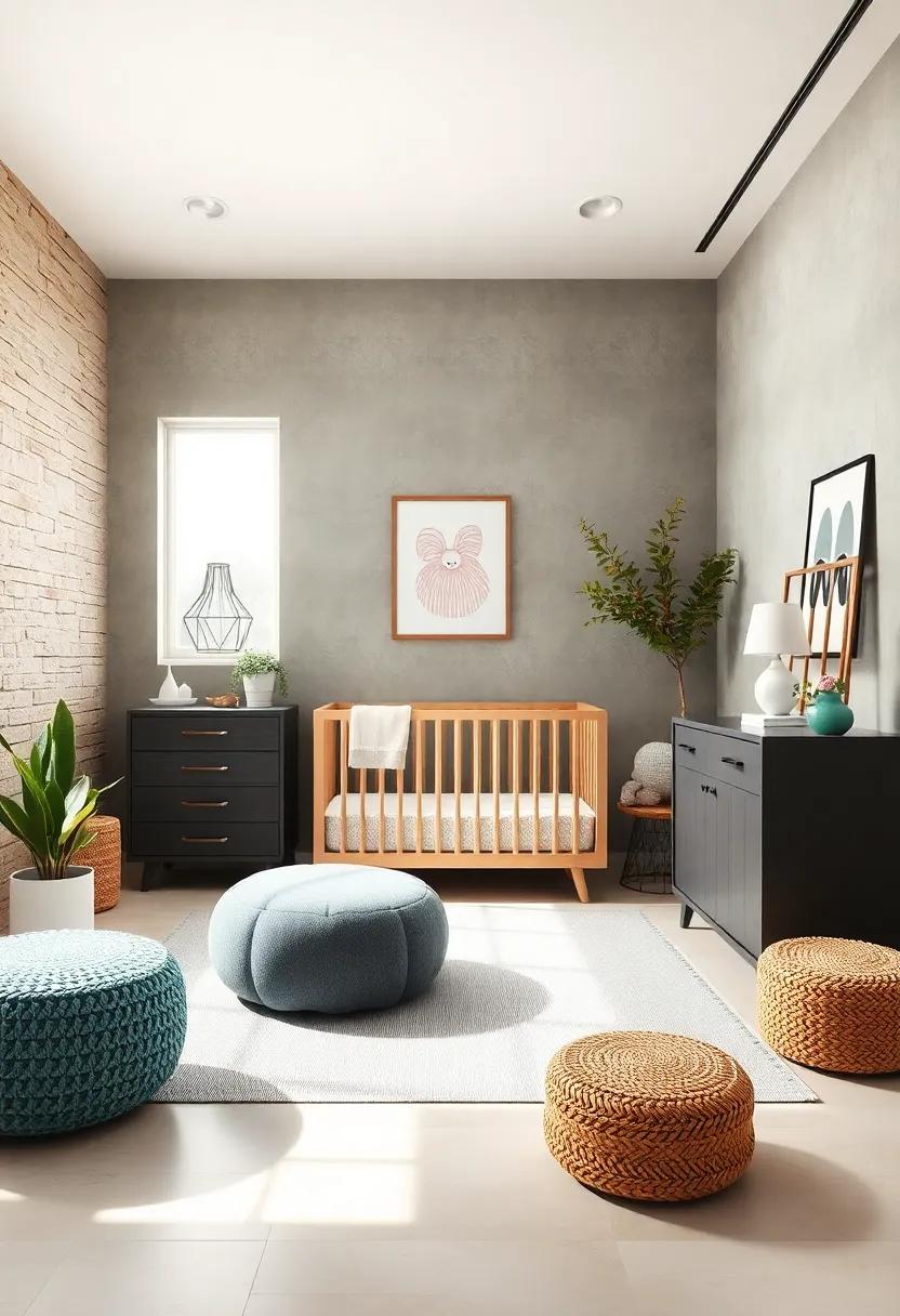 Eco-Friendly Choices: Opt for sustainable materials and non-toxic paint to create an environmentally conscious nursery that prioritizes health and style