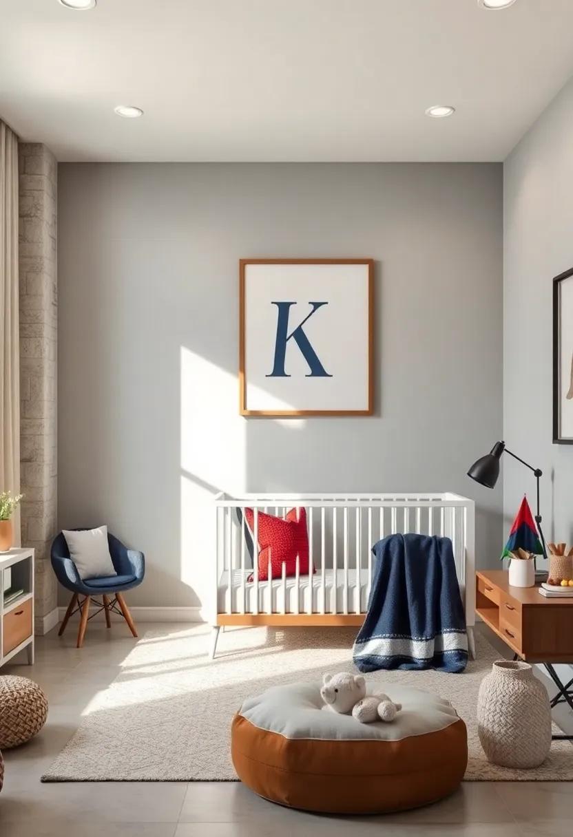 Personalized Artwork: Showcase custom artwork that features your child's name or initials,adding a personal connection to the room's design