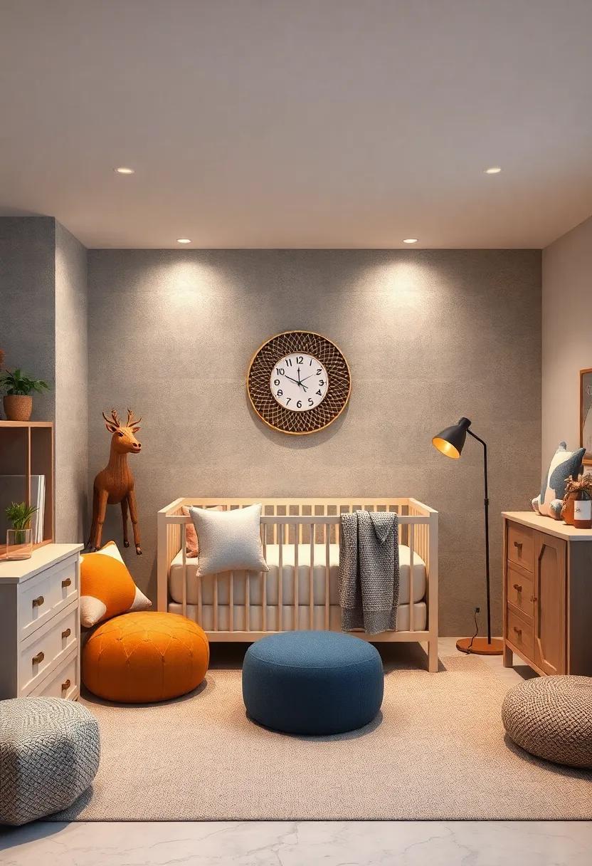 Soft Textures: Layer various fabrics and textures, such as cotton, velvet, and knit, to create an inviting and tactile environment