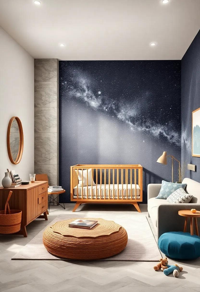 Space exploration: Capture the wonder of the universe with celestial themes, star graphics, and calming night sky elements that inspire dreams