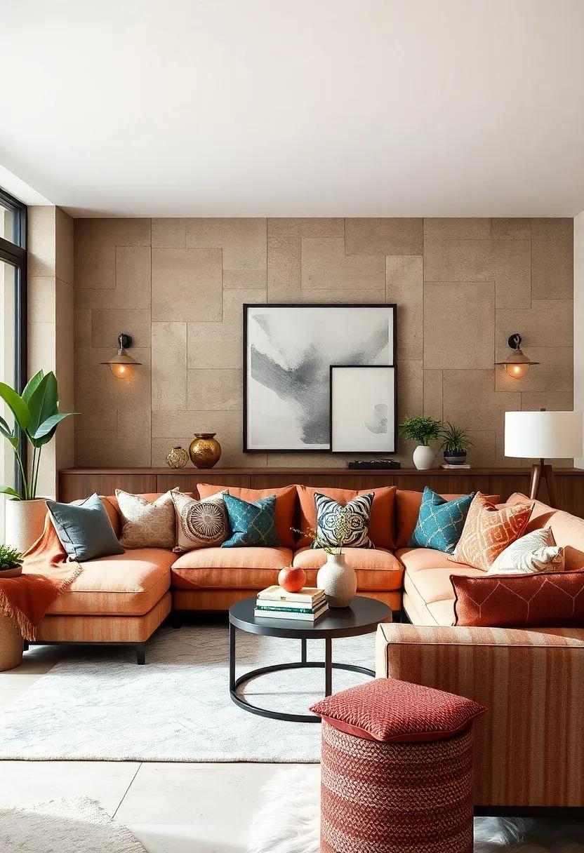 Accent⁢ Pillows: Mix patterns and textures with throw pillows to add pops of color ​and visual interest