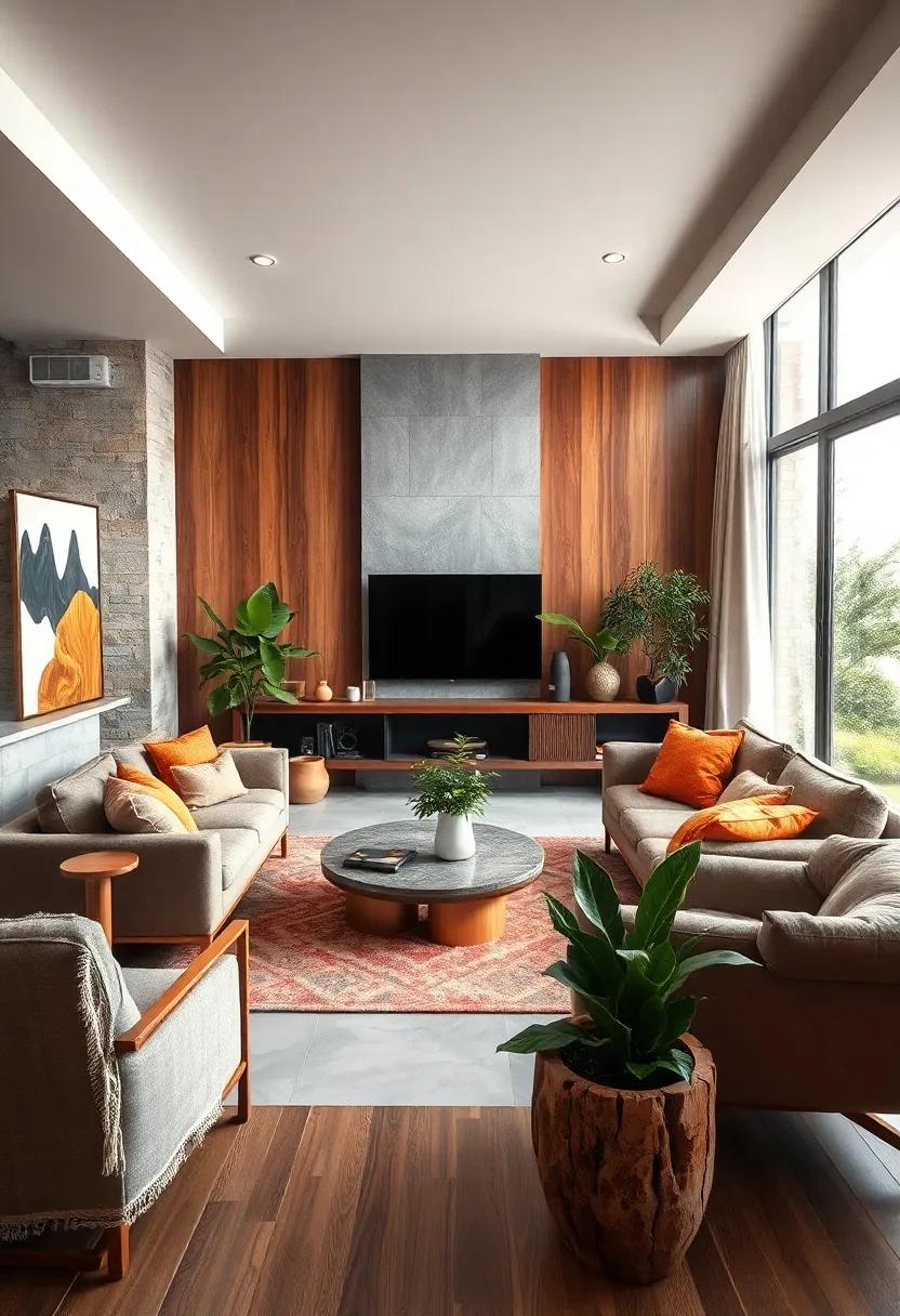 Natural Elements: Incorporate plants and natural wood⁢ elements to bring a touch of⁢ the outdoors inside