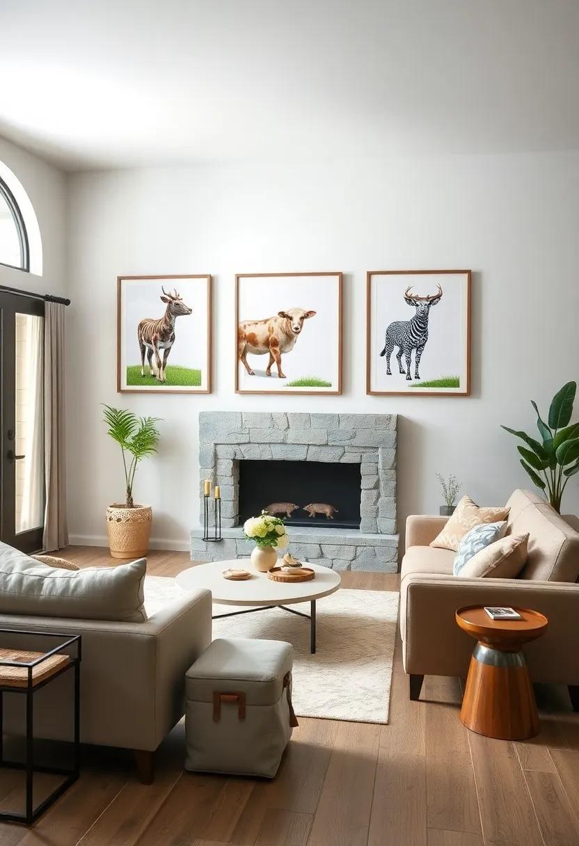Charming ​Animal⁣ Prints That Bring ‍a Touch of Whimsy to Your ⁢Farmhouse​ Decor