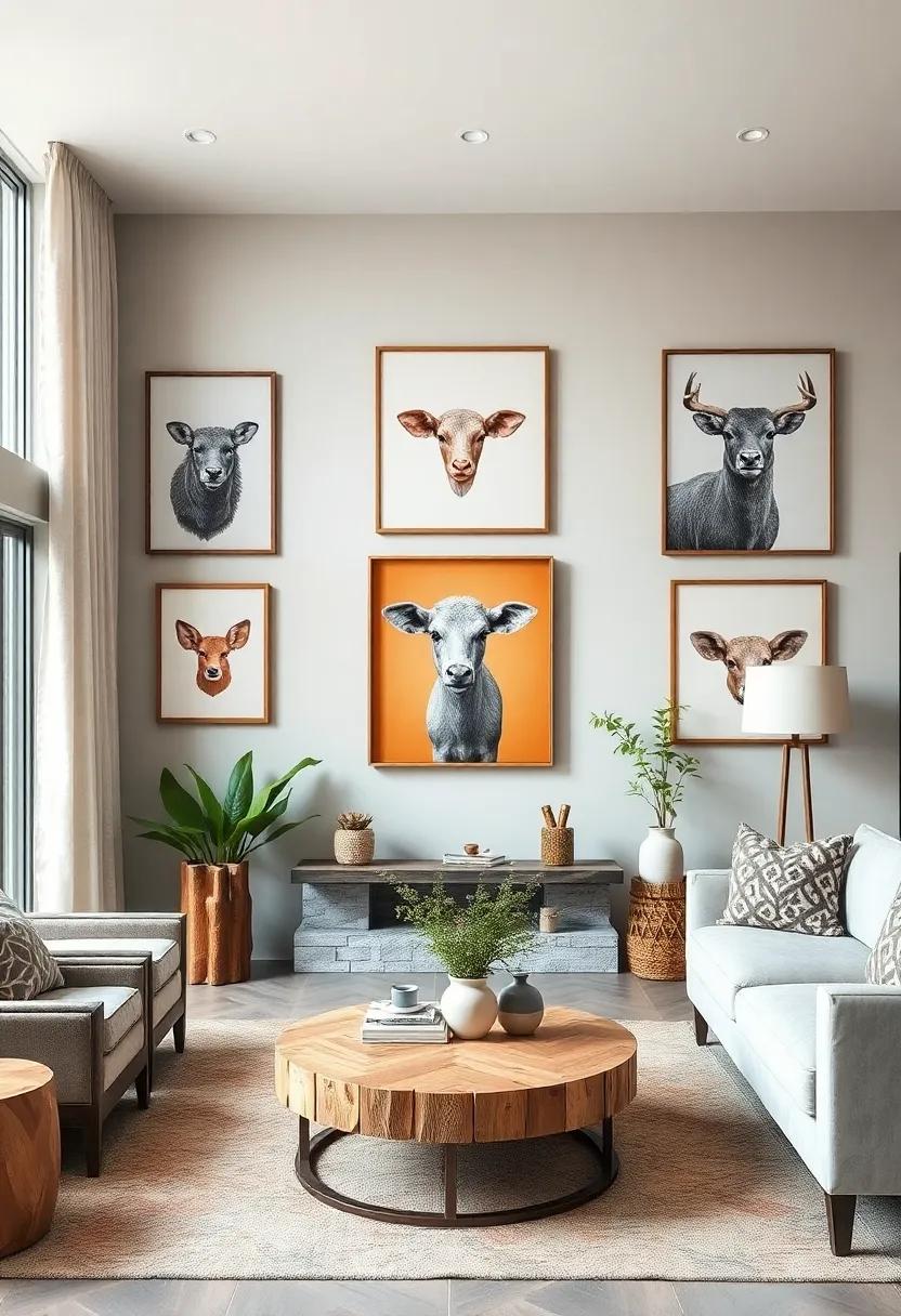 Eclectic Choices: Mixing Different Styles of Animal Prints ⁢in One Space