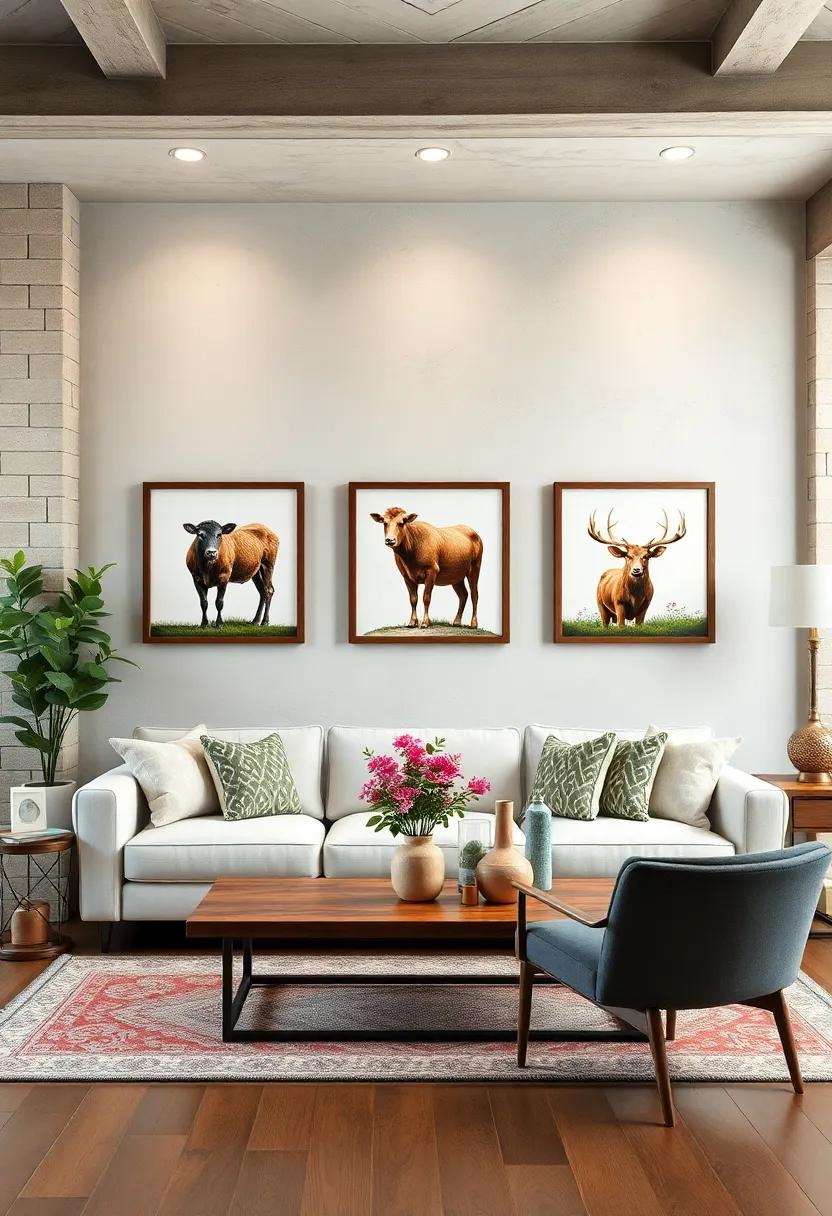 Rustic Elegance:⁣ Blending Animal Prints with⁤ Vintage Decor