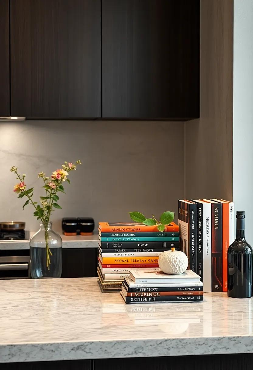 Elegant Cookbooks: Stack your favorite cookbooks vertically and⁣ horizontally to create a visually interesting display while ‌also keeping ‌culinary inspiration at hand