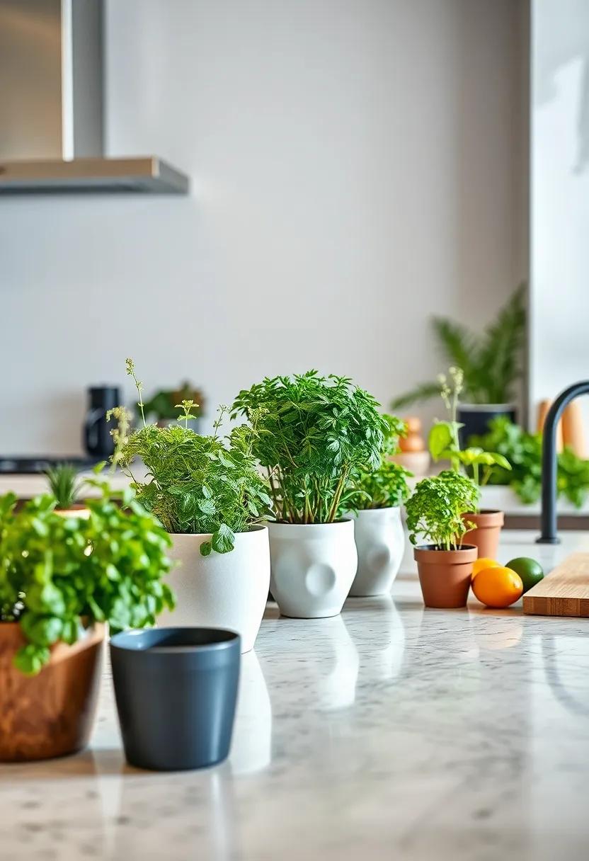 Herb Garden: Fresh herbs elevate your cooking‍ while ⁣doubling⁢ as a charming decoration. Plant them‍ in stylish pots and place ⁢them near your‌ cooking area for ⁢easy access