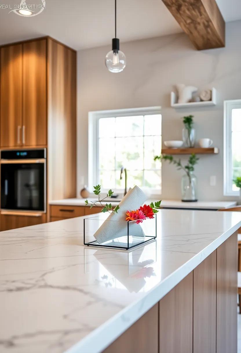 unique Napkin Holder: ⁢Choose a visually⁤ stunning ​napkin holder ⁤that ‍elevates your dining ⁤experience while‌ keeping essentials easily accessible