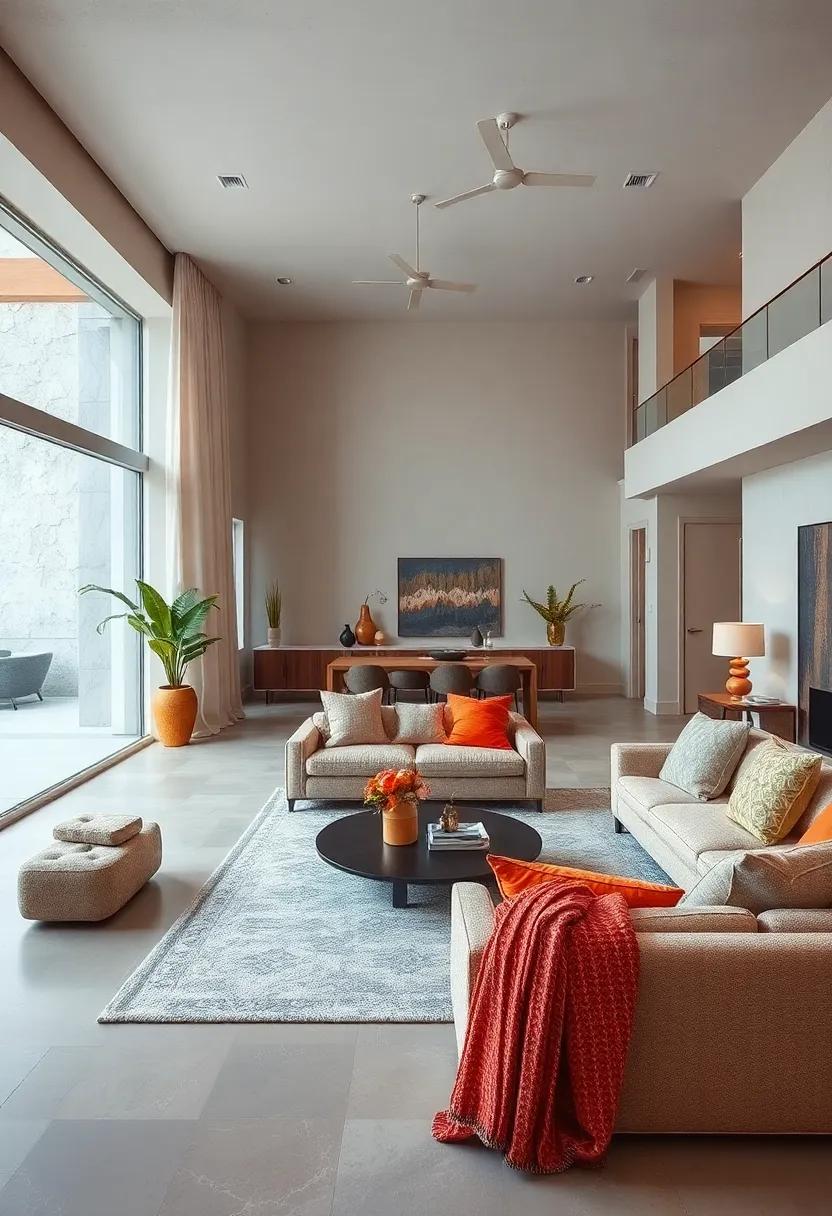 Mixed Materials: Pair natural fibers ‍and textures with a solid color scheme, enhancing ⁤visual interest without overwhelming the space