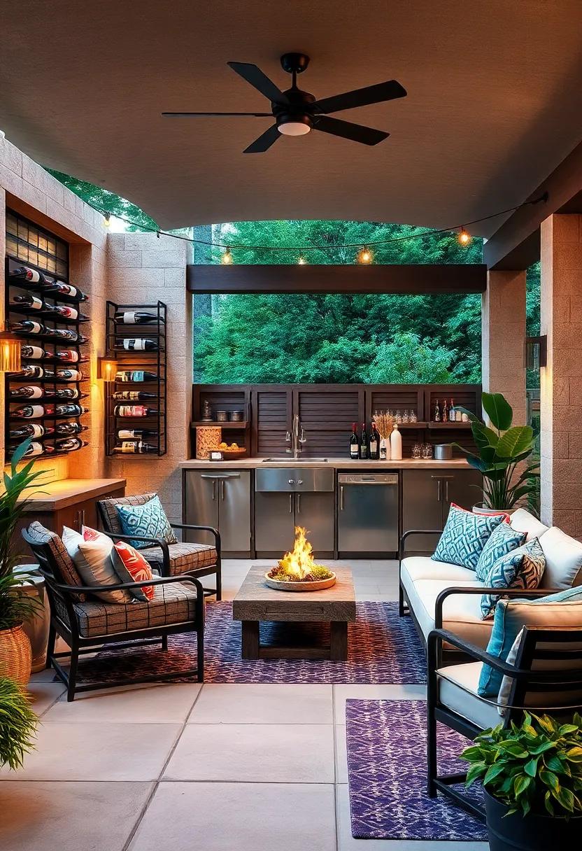 Adding Comfy Textiles to Your Outdoor Space for a Cozy Wine Retreat