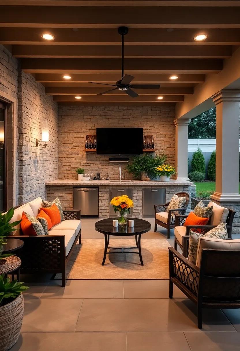 Elevate Your Outdoor Experience with a Custom⁢ Patio Bar and⁣ Wine Rack