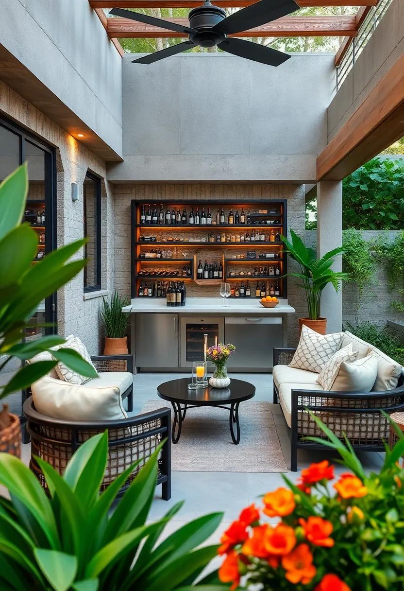 Embracing Minimalism:‍ Sleek⁢ Designs⁢ for Modern Outdoor Wine Spaces