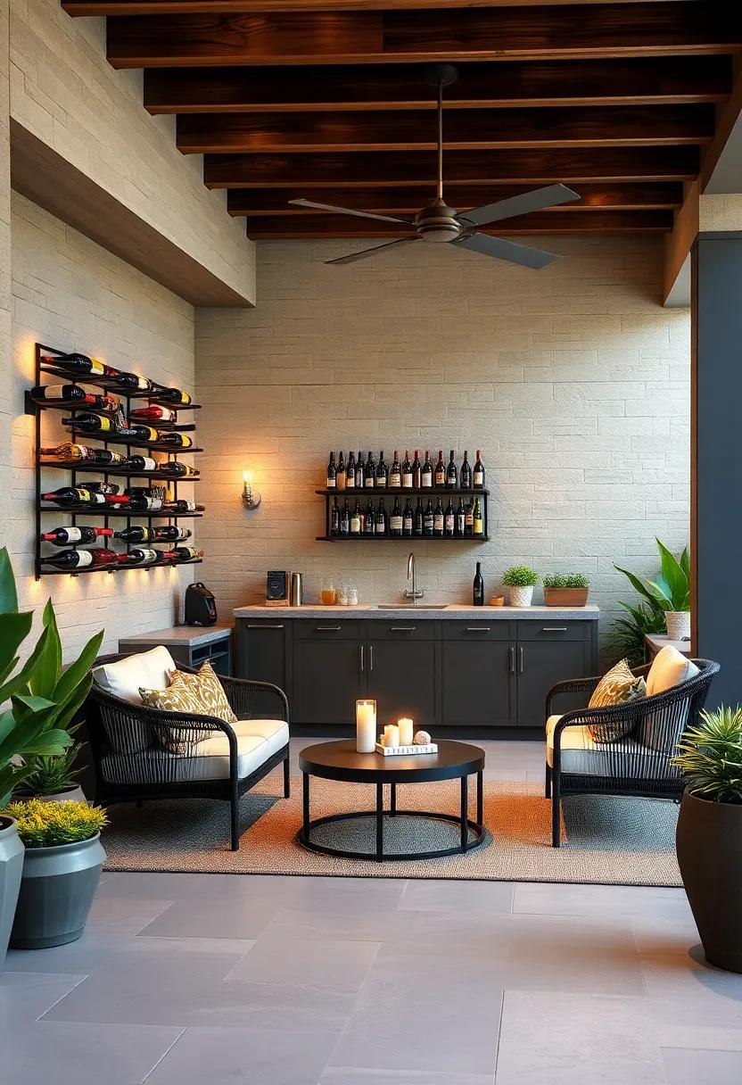 Highlighting local Wines:⁤ Unique Displays ⁢for Your Patio Wine ⁣Bar
