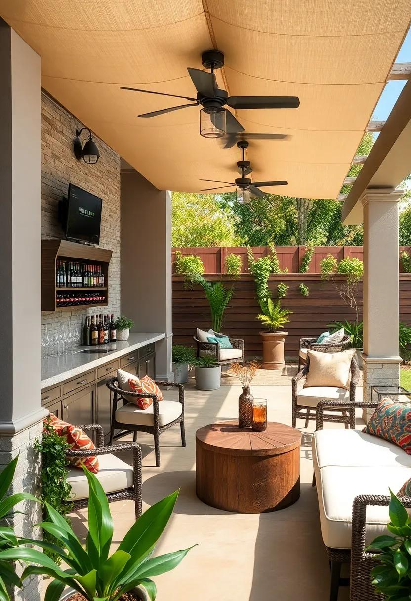 Incorporating Shade and weather Protection⁤ for Year-Round Outdoor​ Enjoyment