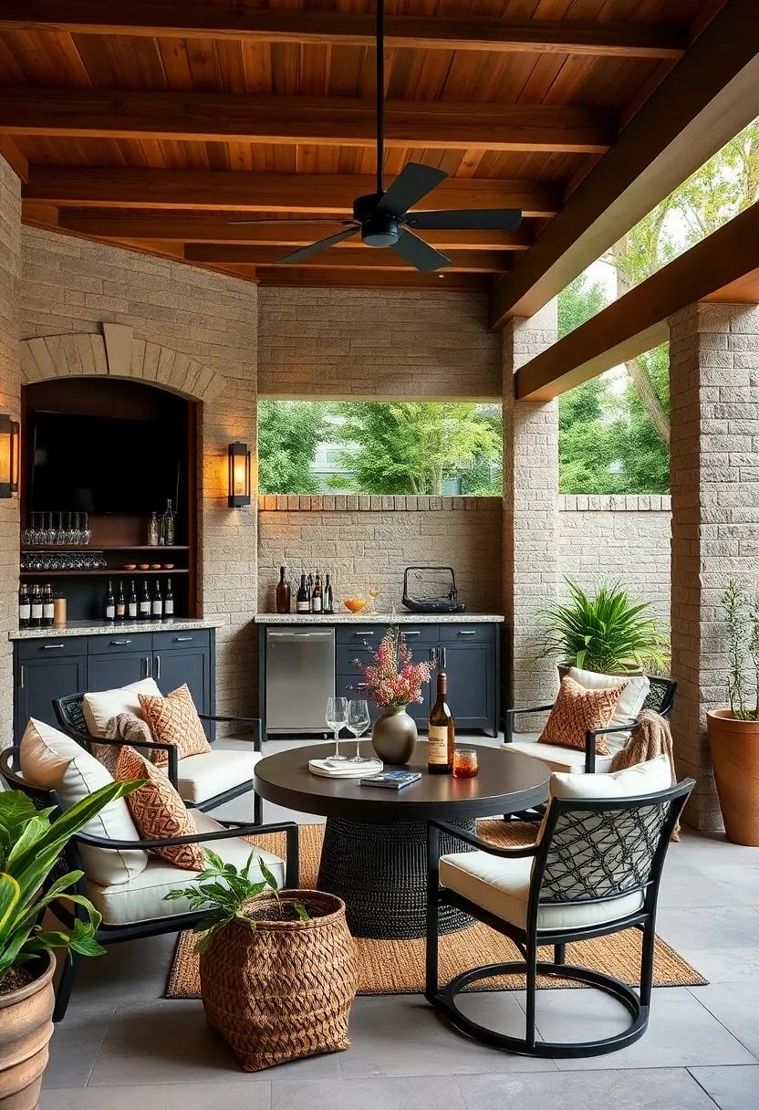 Maximize Space with Multi-Use⁤ Furniture in Your ‌Outdoor Wine Area