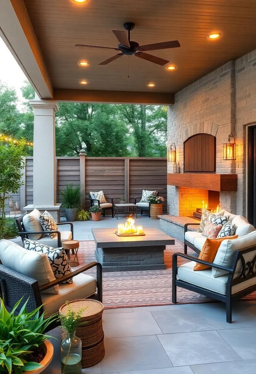 Crafting a Cozy Fire Feature ⁢to Serve as the Heart of​ Your Outdoor Space