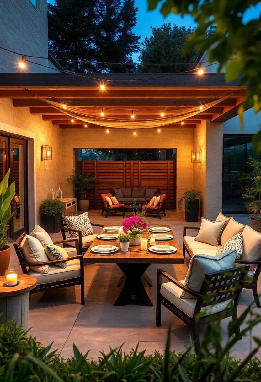 Designing an Outdoor Dining Area for Memorable Meals Under the‍ stars