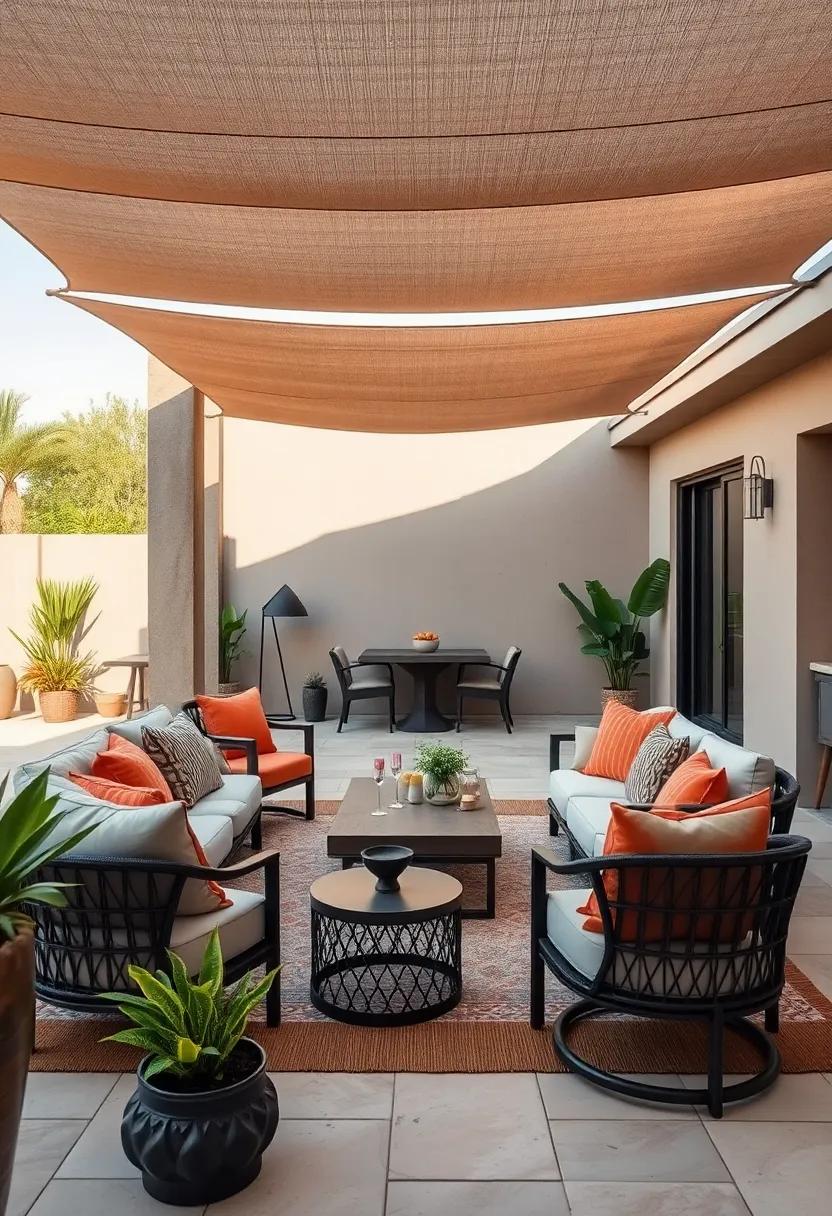 Utilizing Shade Structures for Comfort During Hot Days While Entertaining