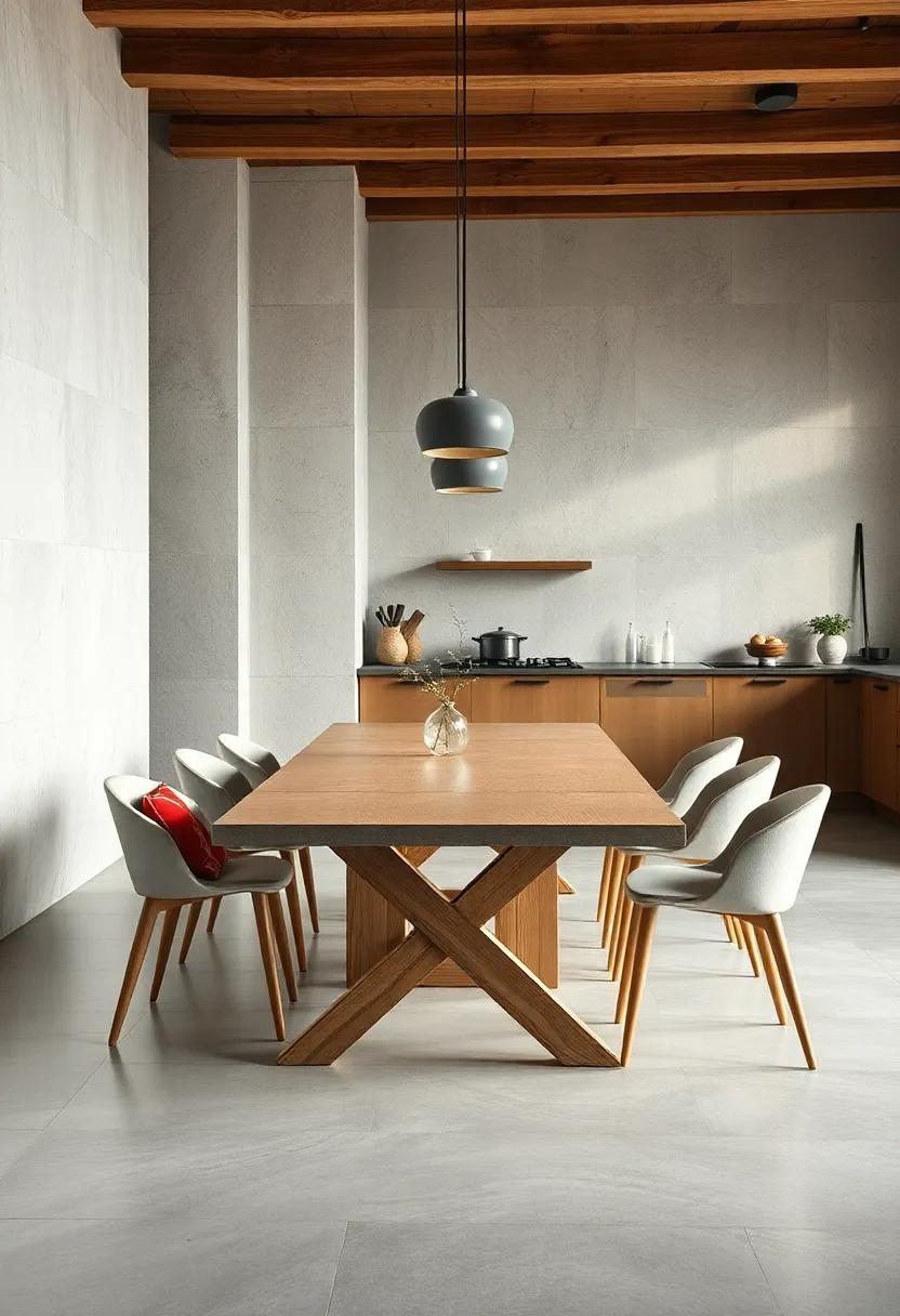 Multi-functional Masterpiece:⁤ A table that serves ⁣both as a dining surface and a workspace,merging functionality with striking design