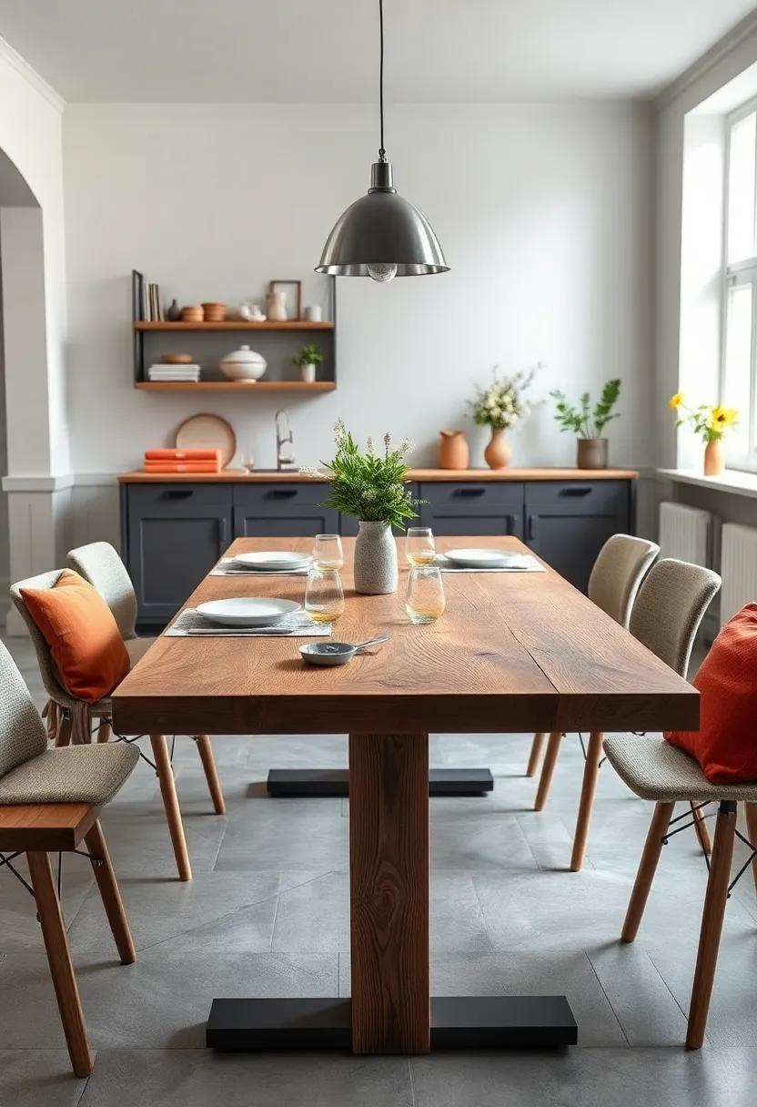Rustic Charm: A reclaimed wood ⁣table with natural knots and grains, adding character and‍ warmth to your dining space while maintaining an ‍eco-friendly ⁢ethos