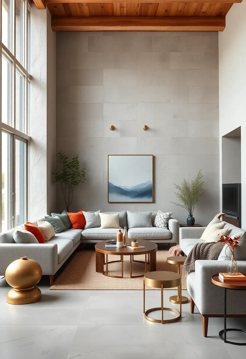 Choose a statement rug: Opt for a bold, textured rug that contrasts ⁢with sleek wooden‌ floors, adding warmth beneath⁣ your feet