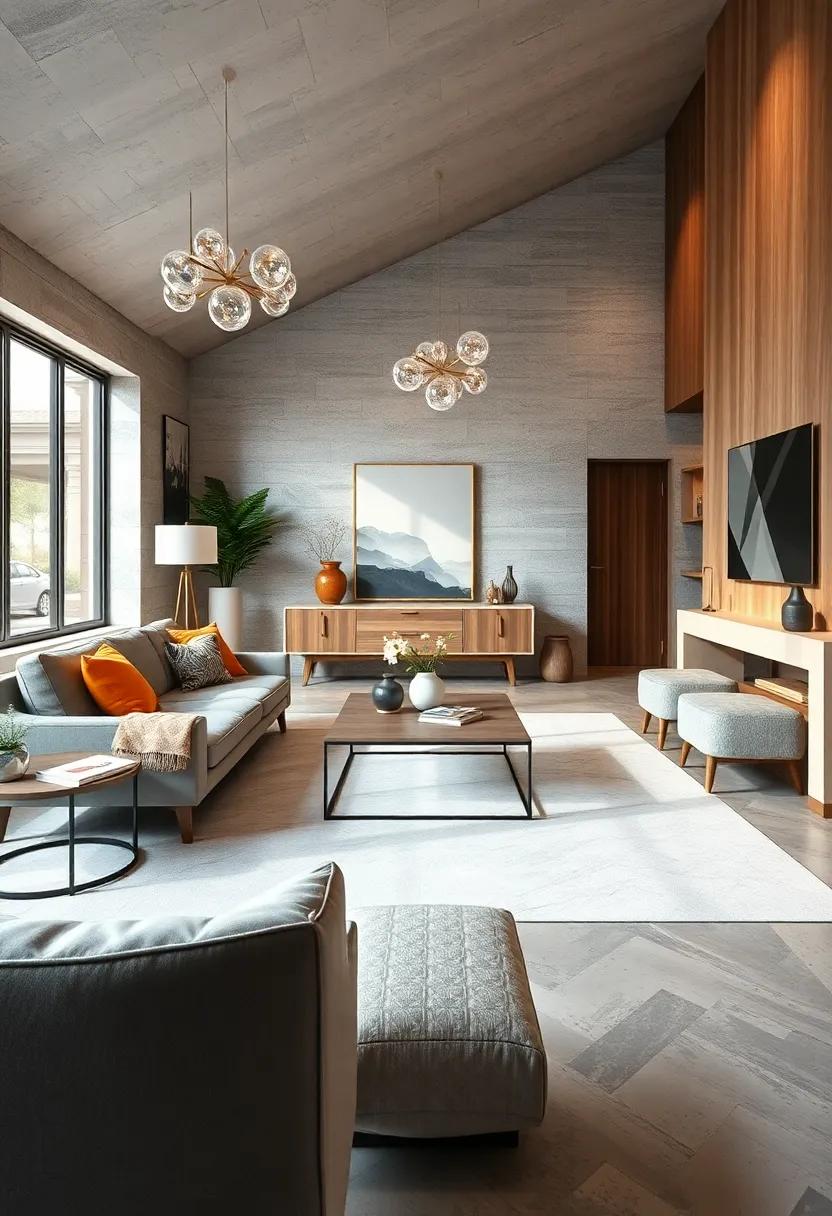 Utilize geometric ‌shapes:‌ Incorporate geometric patterns​ in your decor to ⁢create a contemporary feel​ alongside organic textures